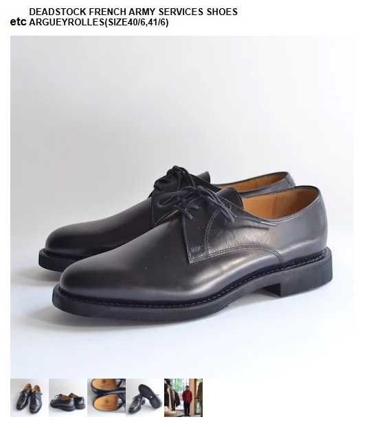 Pantofi derby 45 lucrati manual Argueyrolles NOI piele naturala