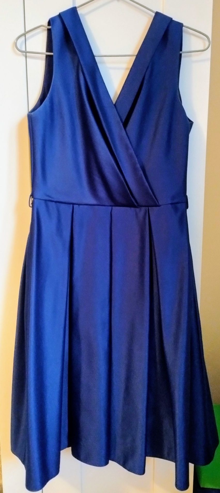 Rochie bleumarin sidefată