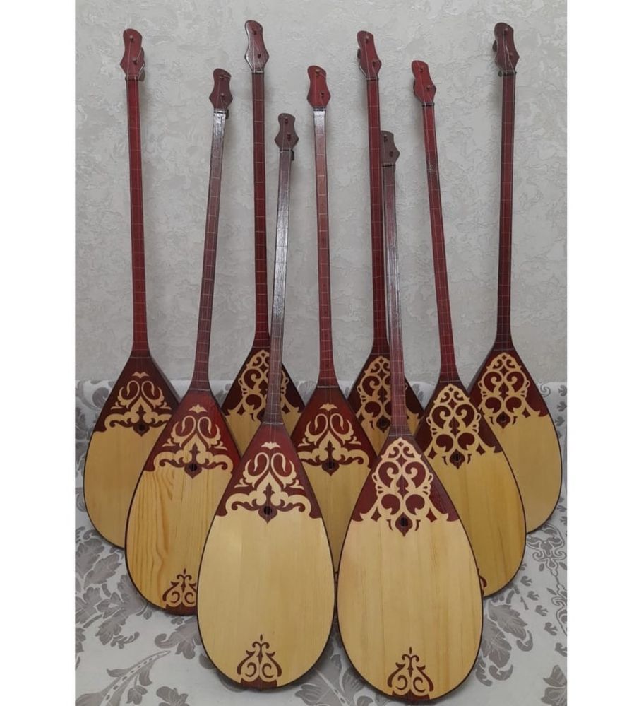 Домбыра, гитара, камшы, чехлы, чешки