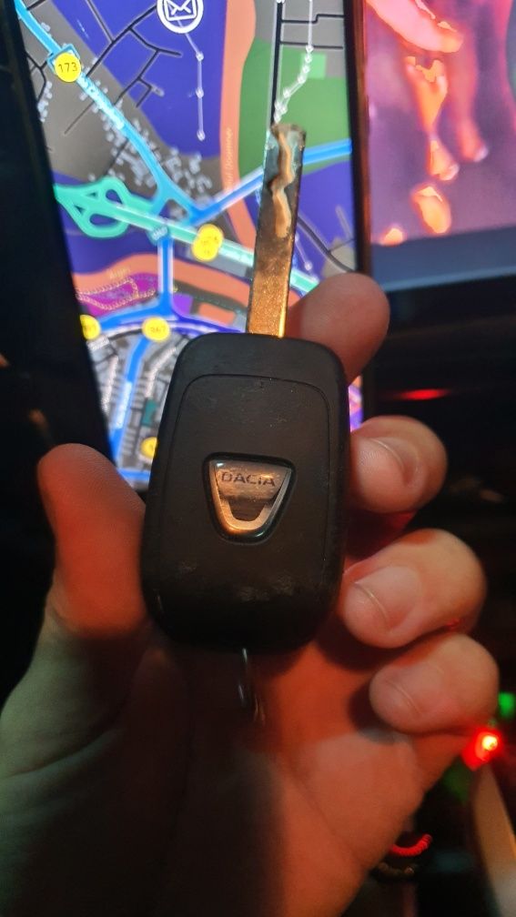 Cheie rezervă Dacia Duster, Logan, Lodgy, Dokker, Sandero, MCV !