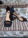 Sandale de piele negre