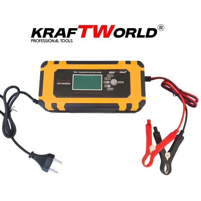 Автоматично Зарядно Устройство за акумулатори 12V – за кола