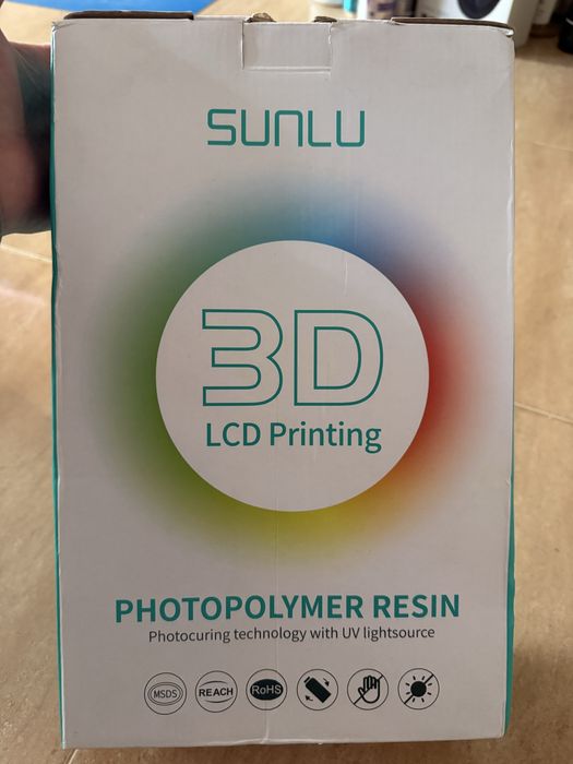 Sunlu liquid resin - Solid Gray