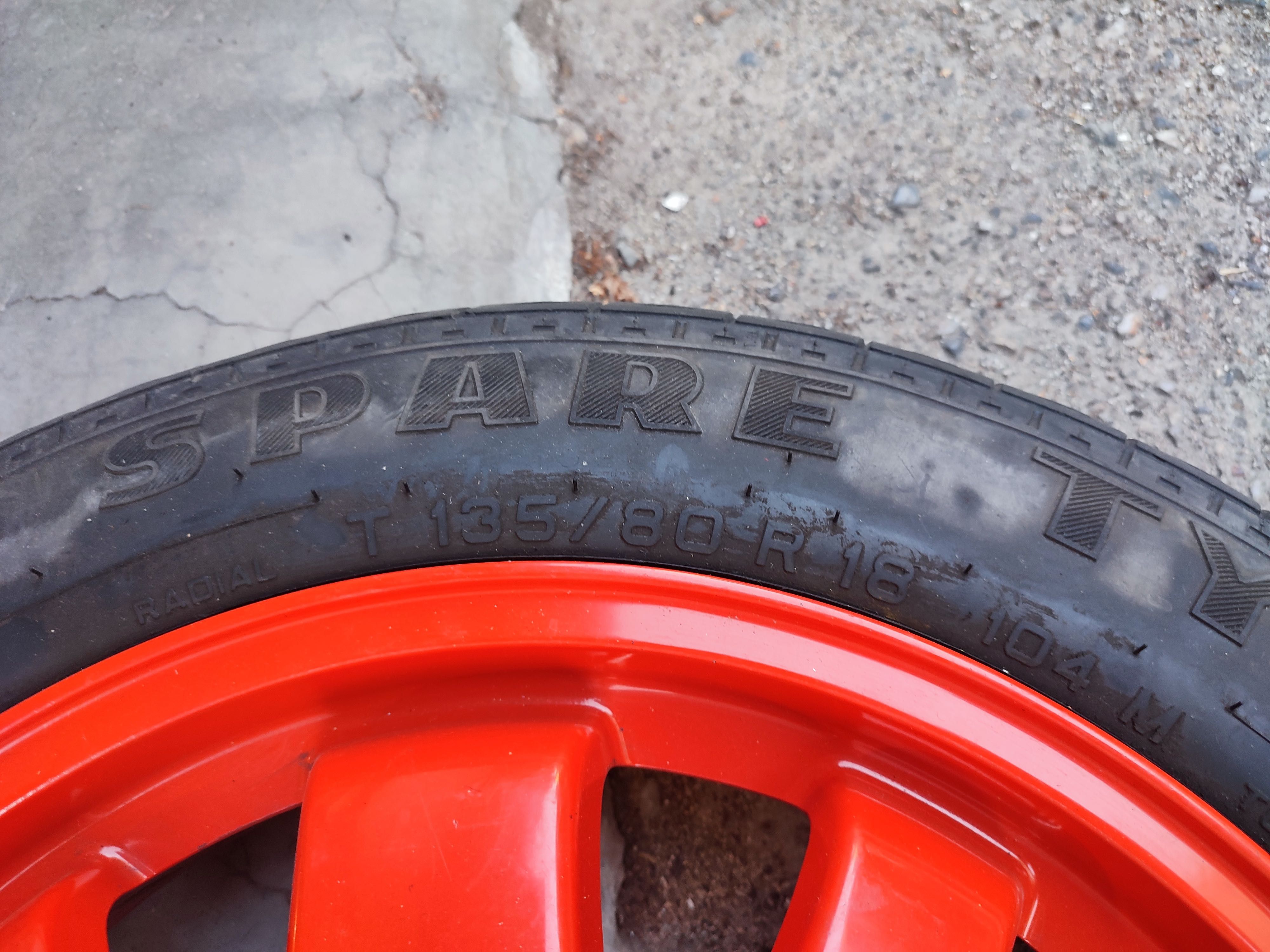 Резервна гума патерица за Ягуар Jaguar XJ XF XE 18” Pirelli 135/80 R18