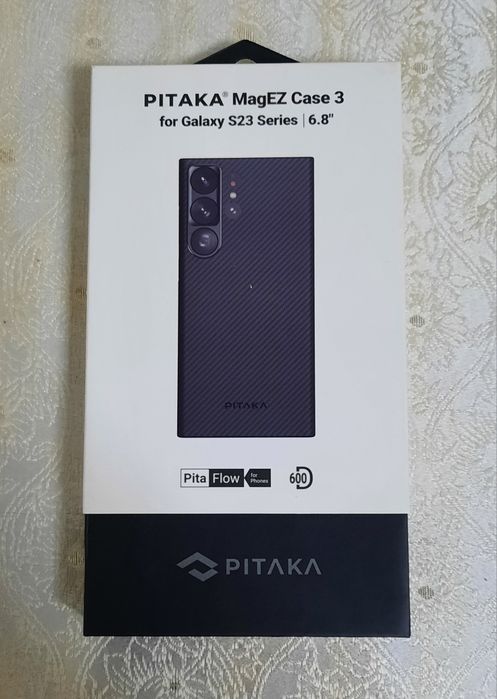 Pitaka original chexoli Samsung s23 ultra modeli uchun.