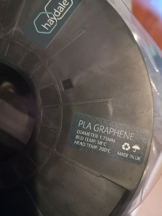 Filament PLA 1.75mm Haydale Graphene 400g