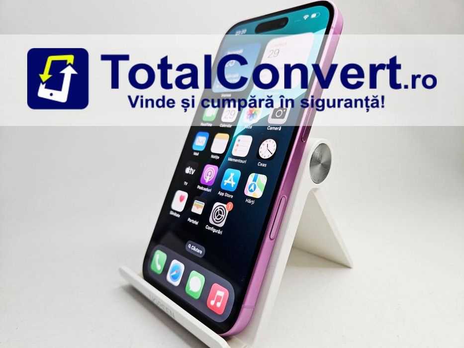 Apple iPhone 16 128GB Pink 8GB Single SIM, Garantie 24 luni | #R84523