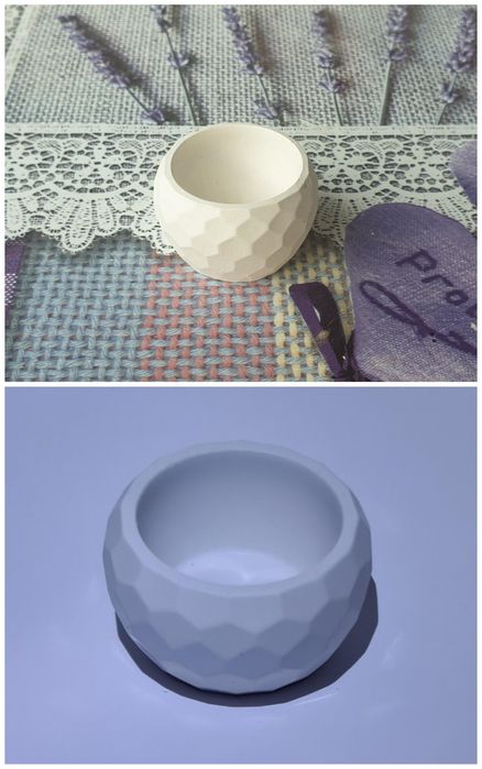 Ghivece plante suculente, cactusi / marturii handmade din ipsos