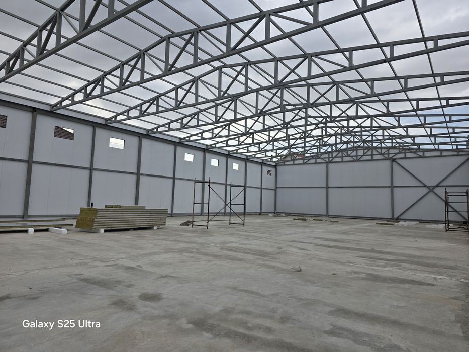 Монтаж сэндвич панели, металлоконструкция любой сложности