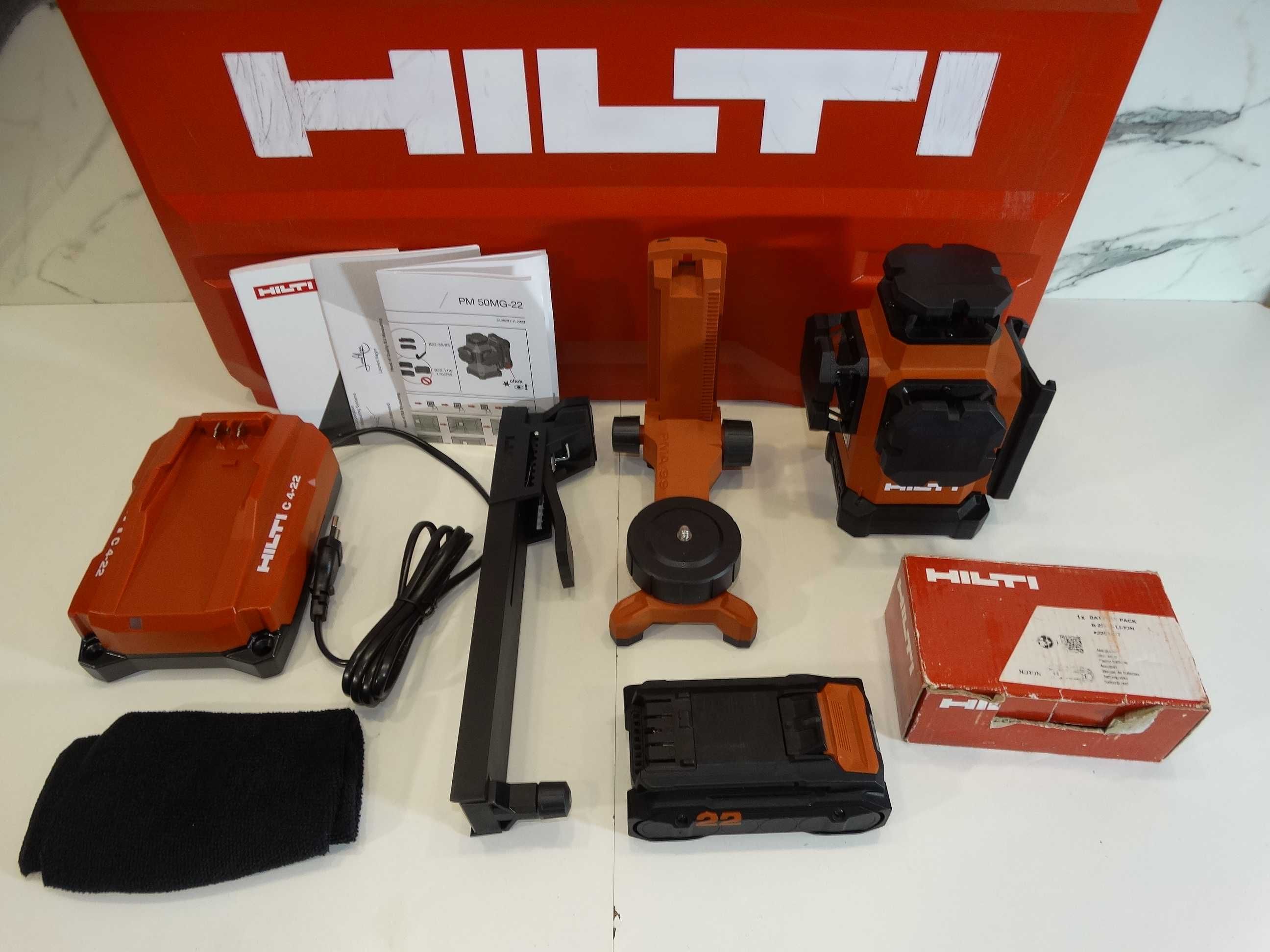 НОВО - Hilti PM 50 - 22 / Nuron - Мултилинеен лазерен нивелир
