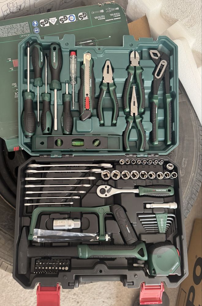 Гидоре Parkside tool kit