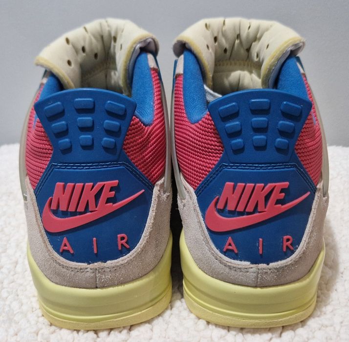 NIKE JORDAN 4 RETRO X UNION LA GUAVA ICE, 47.5 номер, обувани 1 път, к