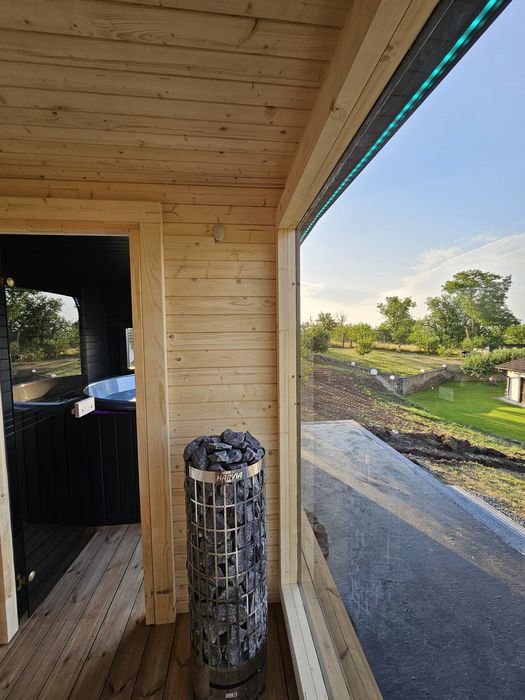 Pachet Sauna si Jacuzzi 2 in 1 Original