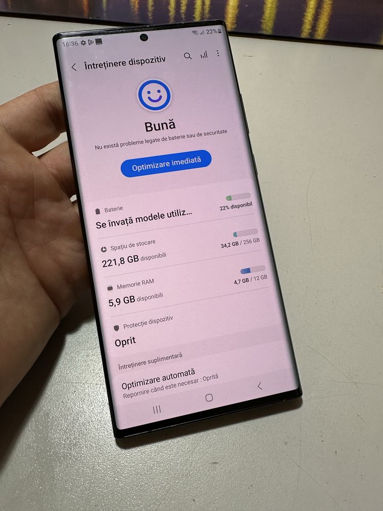 Telefon Samsung Galaxy NOTE 20 ULTRA,5G 12 GB ram stare perfecta