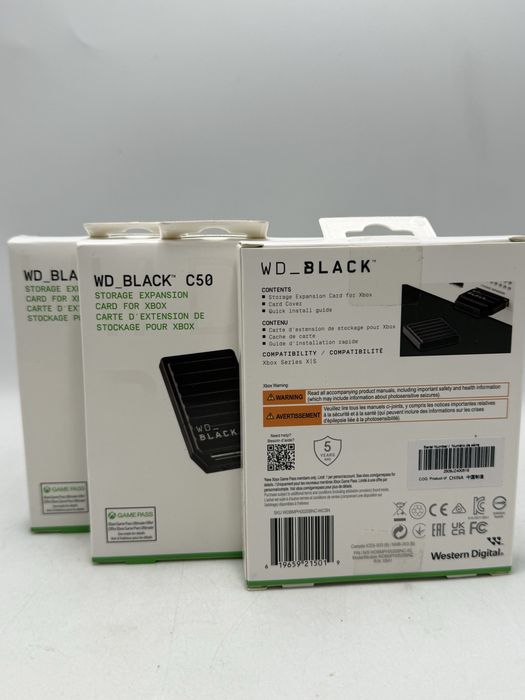 Hard Disk extern, Western Digital, C50 2TB, negru Sigilat B