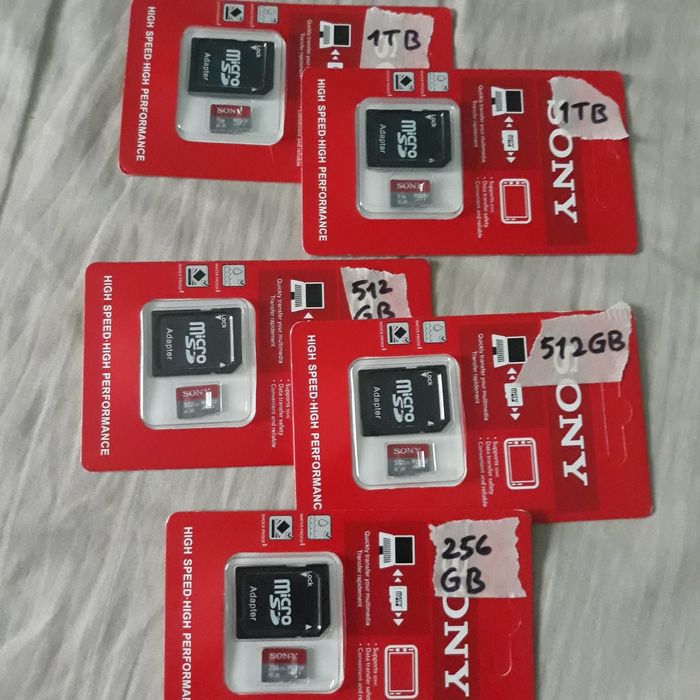 Card micro sd 1TB/512 GB