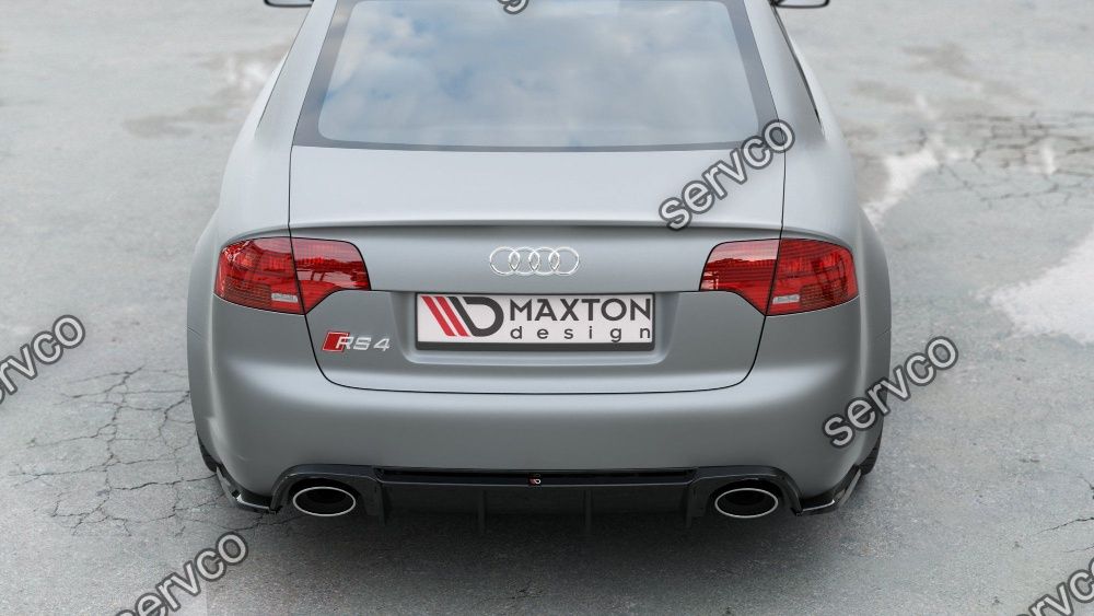 Difuzor bara spate Audi A4 RS4 B7 Sedan 2006-2008 v12 Maxton Design