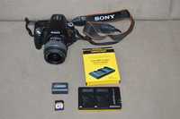Aparat foto DSLR Sony A290 + Obiectiv 18-55mm cu 2169 cadre