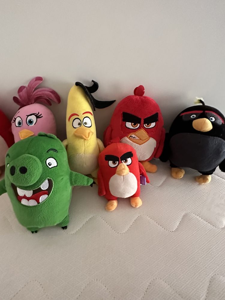 25 лв за цял сет плюшени играчки Angry Birds, Енгри бърдс