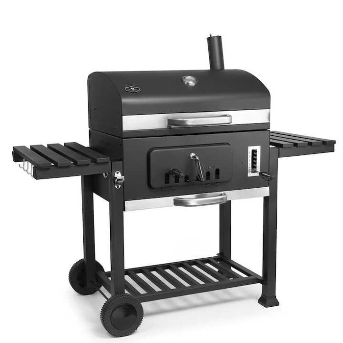 Gratar pe Carbune Profesional Mr. Grill, Dimensiune XL - Negru