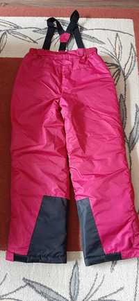 Pantalon ski roz pentru copii