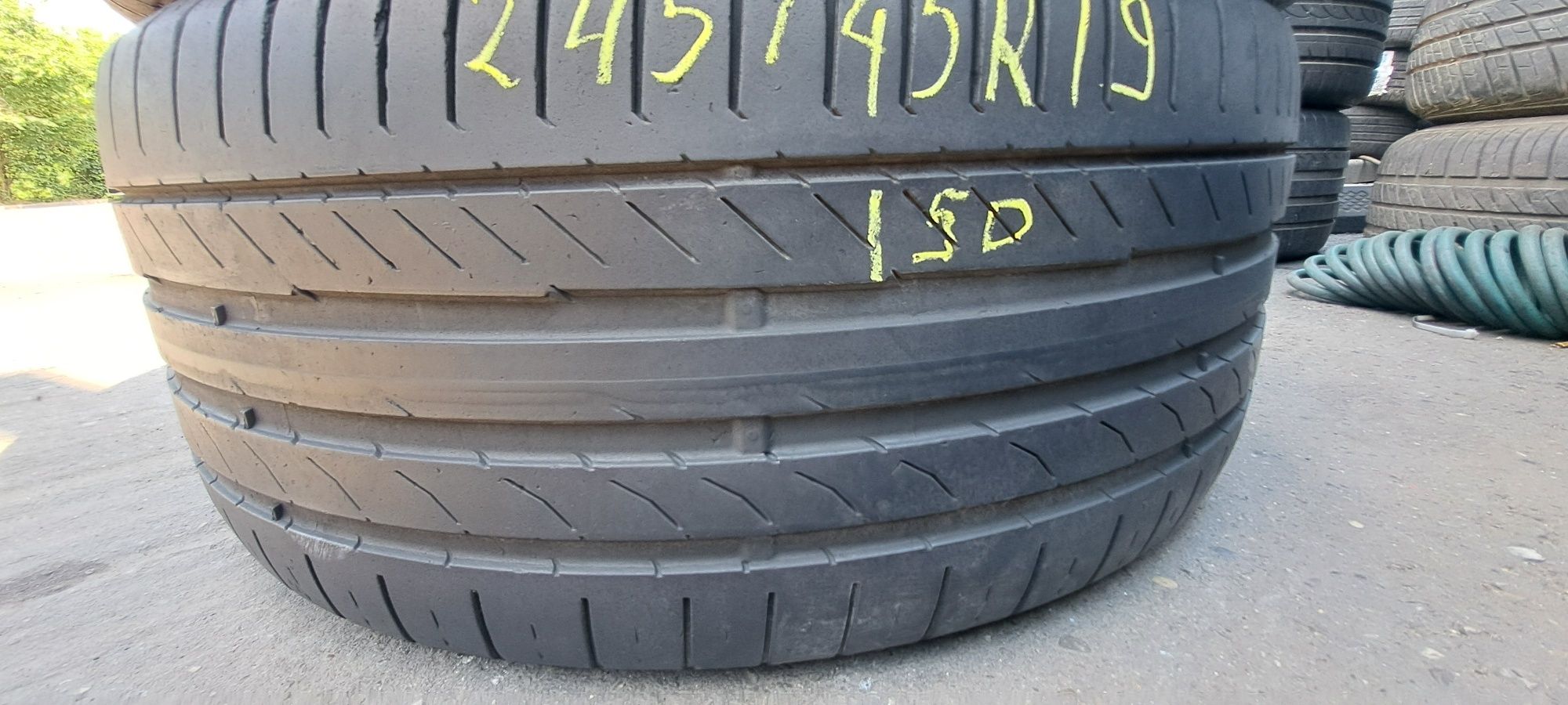 2 anvelope vara 245/45r19 Continental dot 2019 Montaj Gratuit