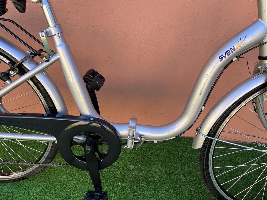 Като Нов Сгъваем Велосипед SVENNY 24цола  6 скор.Вътрешни