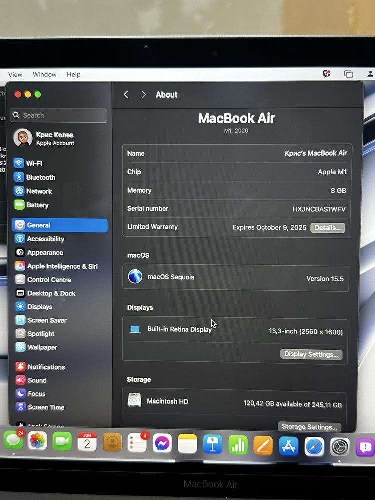 Apple MacBook Air13 ГАРАНЦИЯ