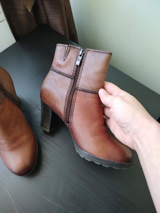 Ghete piele, dama Marco Tozzi, mărimea 36 jumate