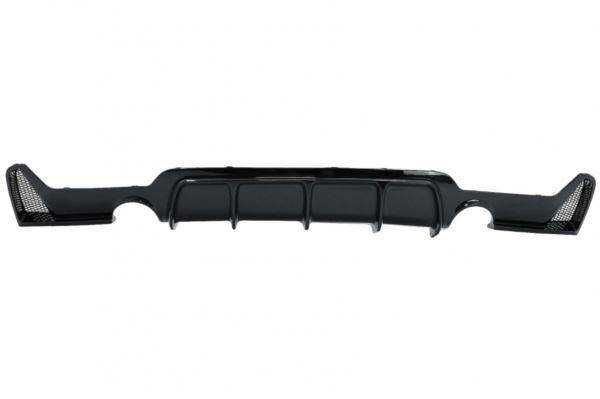 Difuzor Bara Spate Evacuare stg-dr BMW F32 F36 negru lucios