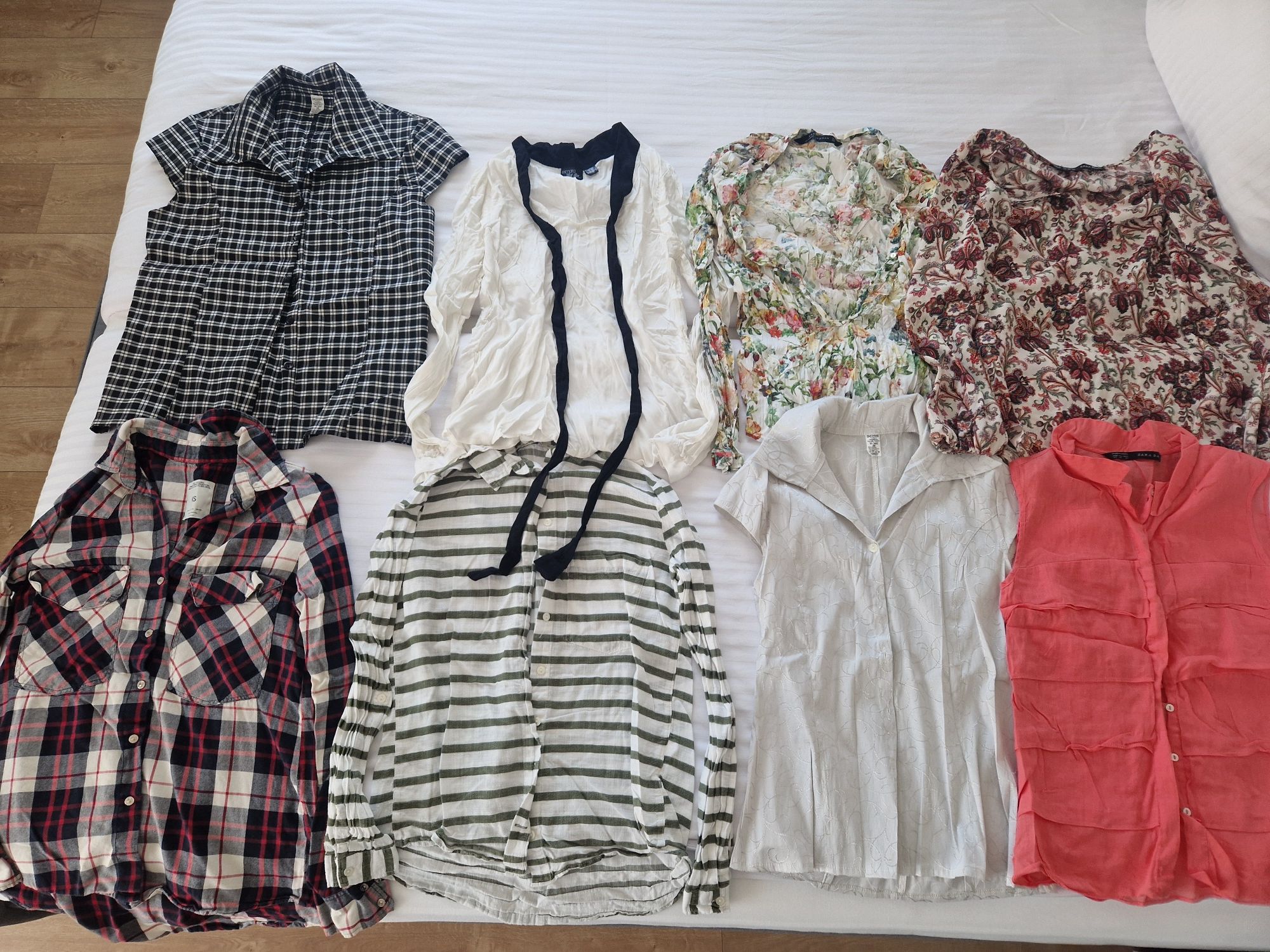 Дамски ризи с къс и дълъг ръкав Waikiki, Bershka, Zara и други