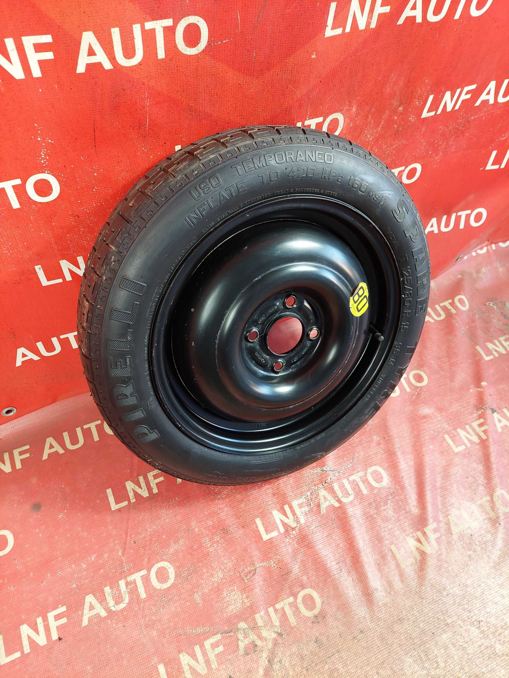 Roata Rezerva SLIM 4x108 R15 - FORD Fiesta / Peugeot / Citroen NOUA