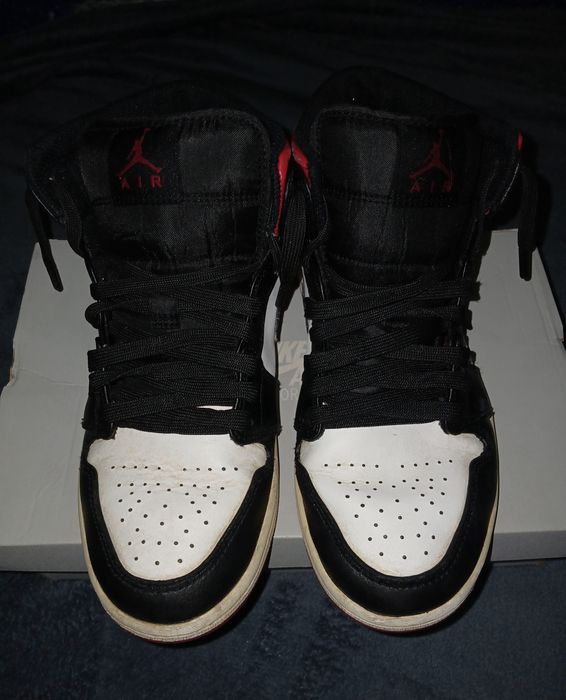 Jordan 1 high alb negru