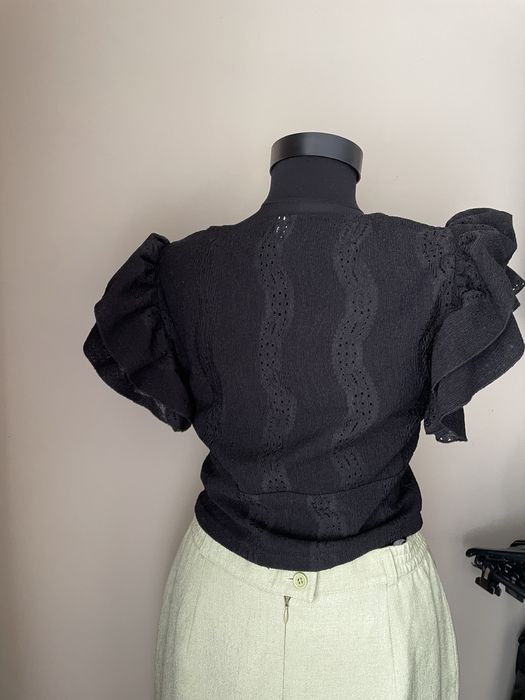Bluza scurta cu maheci bufante, S