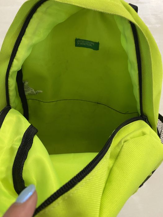 Rucsac United Colors of BENETON verde neon