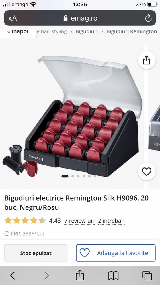 Bigudiuri electrice, marca Remington