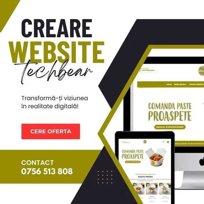 Creare site, web design, seo, magazin online, promovare