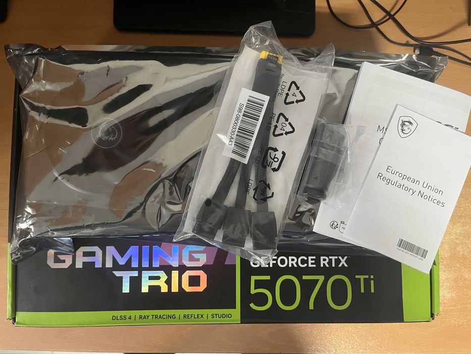 НОВО! MSI GeForce RTX 5070 Ti GAMING TRIO OC Edition - 1599ЛВ