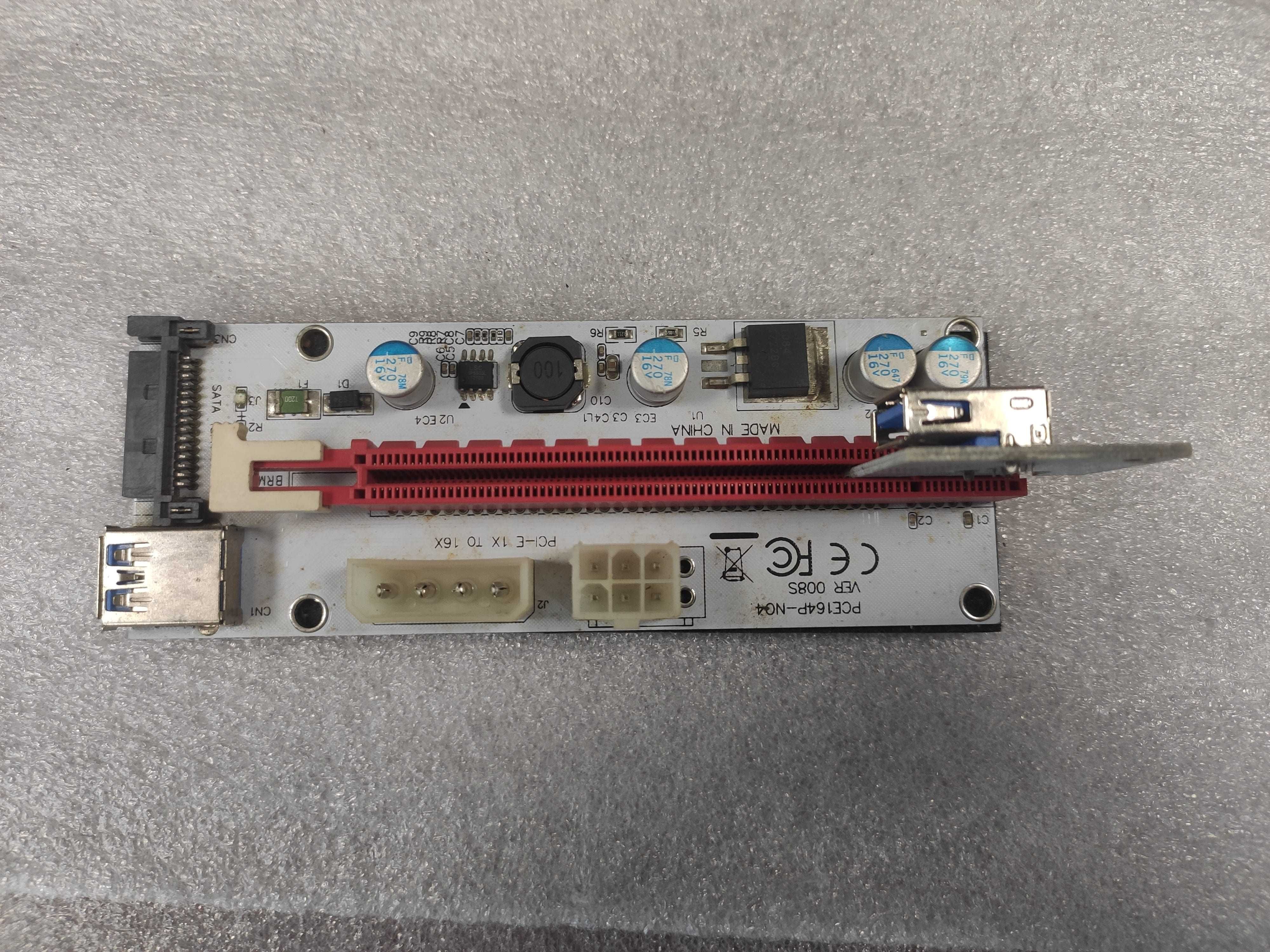 Рейзъри Екстендери Mining Riser PCI 1x to 16x ver.8