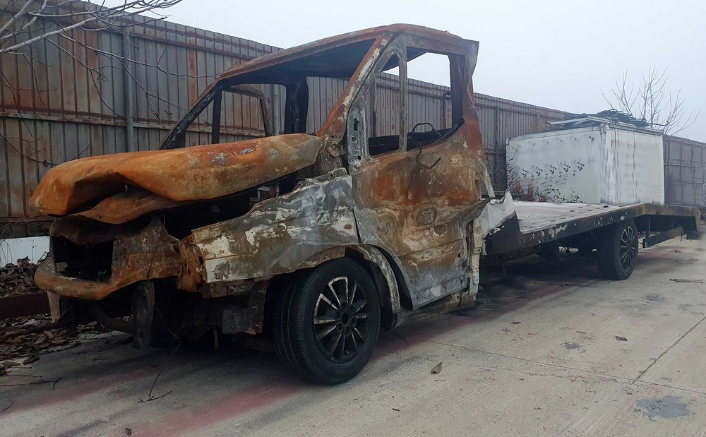 Iveco Daily 35S18, an fabricatie 2021, autoplatforma acte Ro - avariat