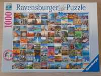 Puzzle 1000 piese - 99 beautiful places on earth