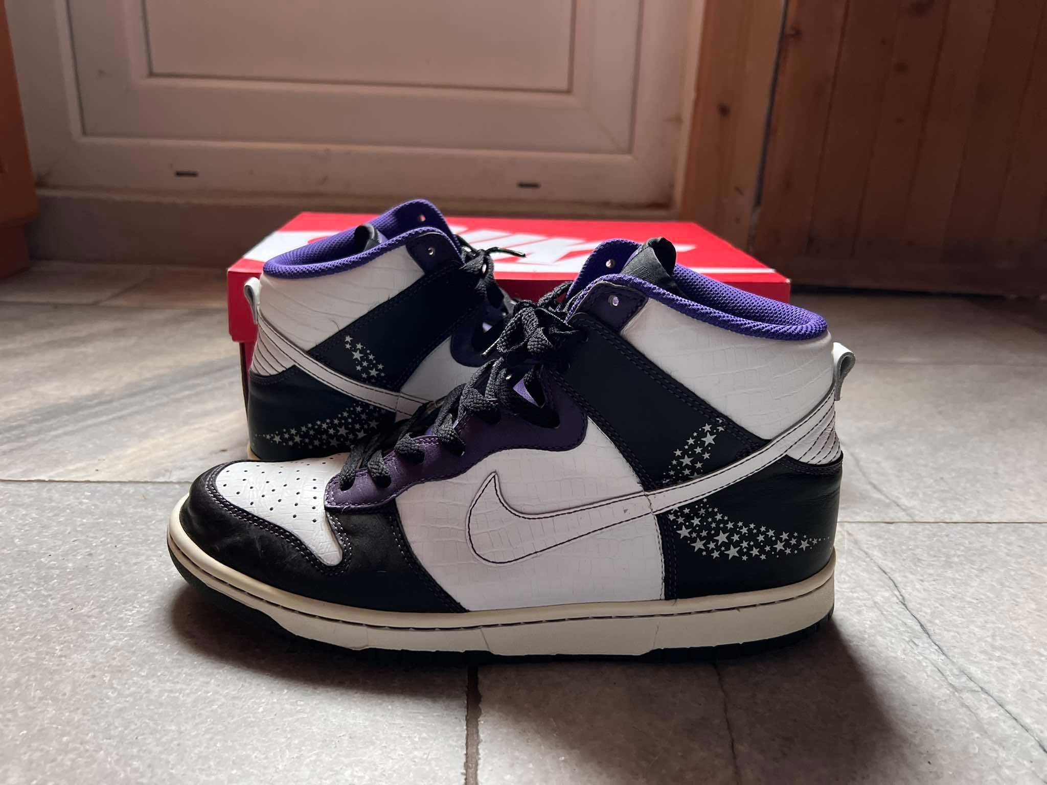 Nike Dunk High Premium Crocodile Stars Quasar 44 Номер