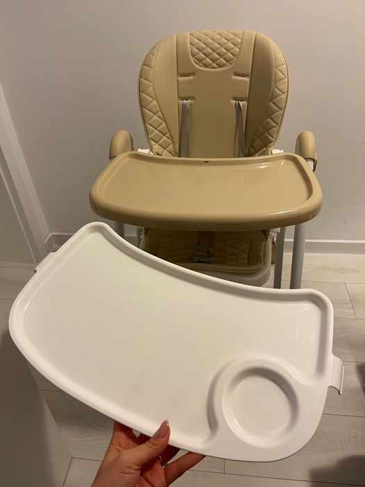 Столче за хранене/люлка Chipolino - Milk Shake, бежово