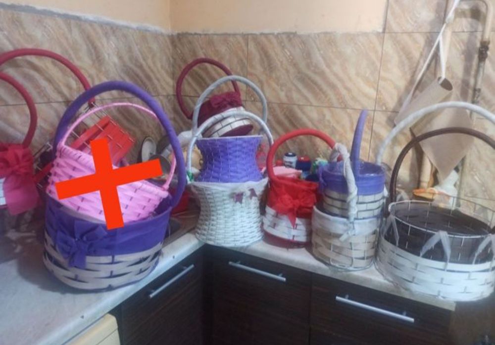 Корзинки для цветов и подарков