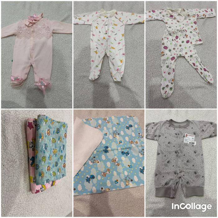 Ождежда для новорожденных до 3х месяцев