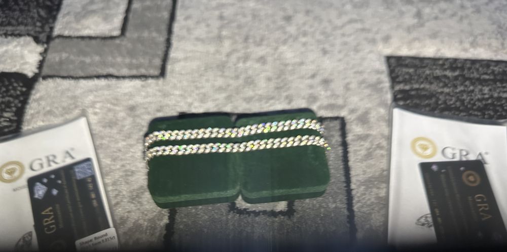 Bratari moissanite argint 925