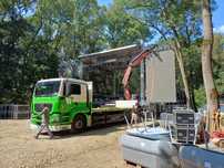 Macara Transport Hiab Camion Platformă
