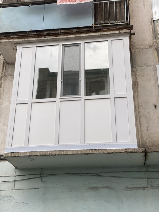 Пластиковые окна балкон под ключ витрожи двери