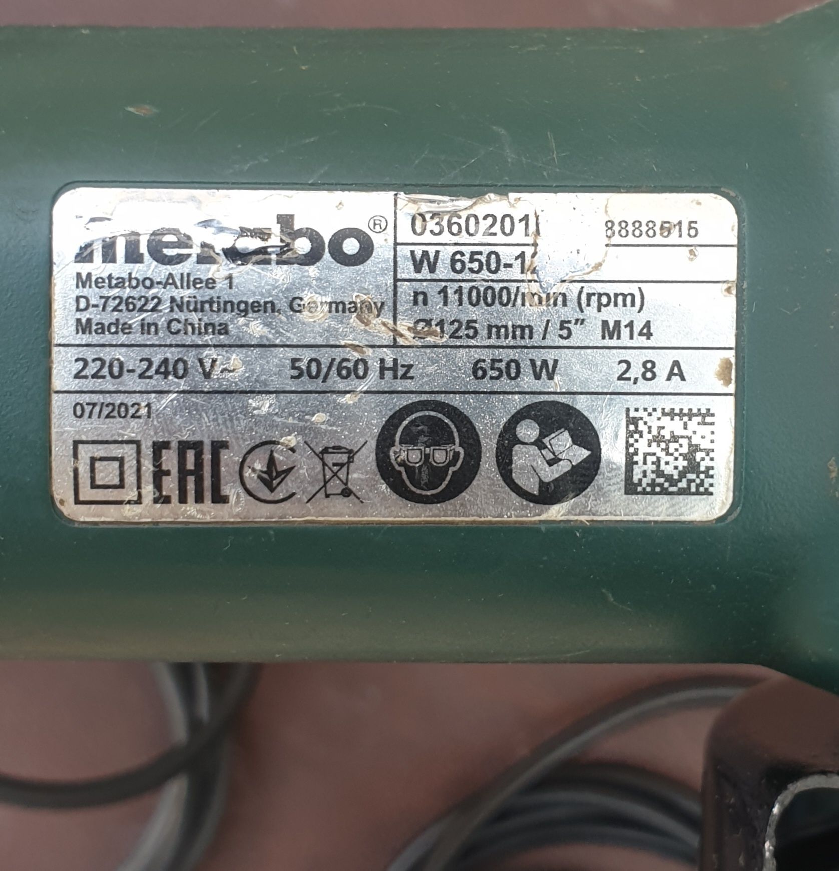 Майда болгарка Makita Metabo Parkside диск 125 GERMANY JAPAN оригинал