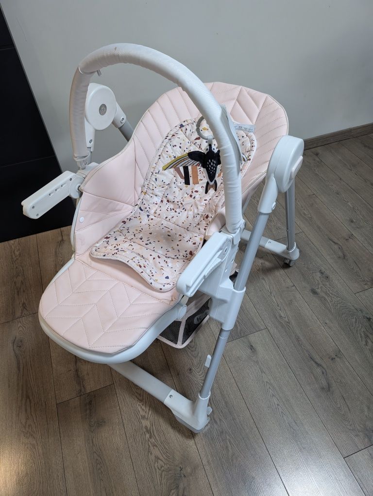 Столче за хранене Kinderkraft, розов